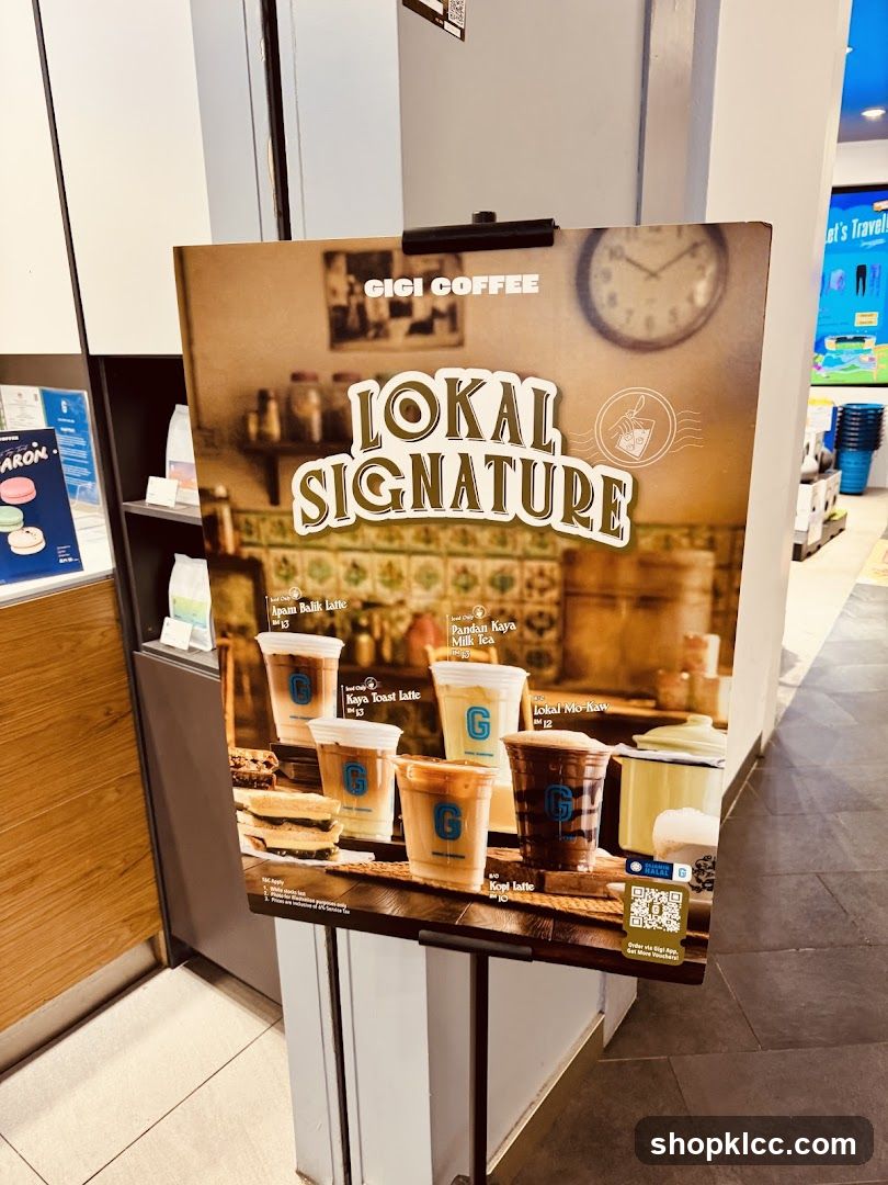 Gigi Coffee Lokal Signature Menu