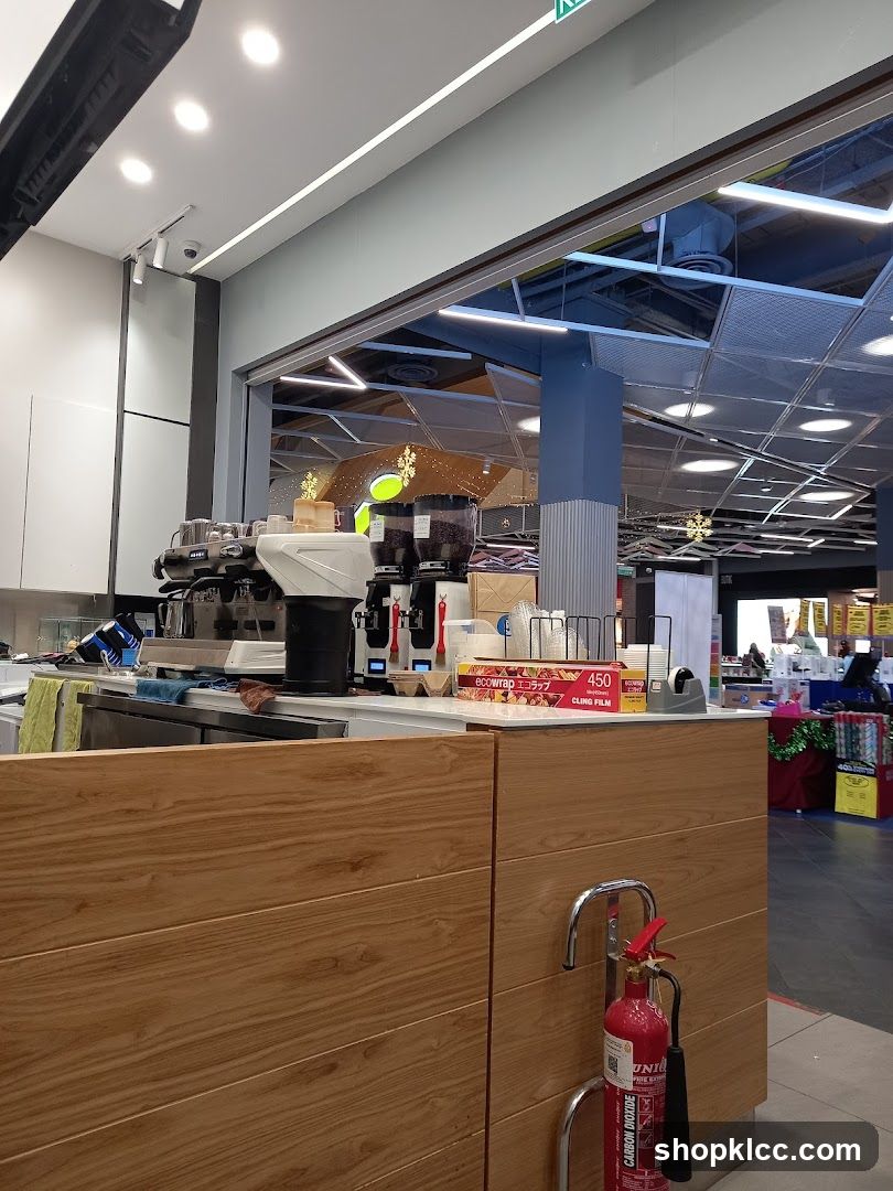 Coffee Counter and Store Interior