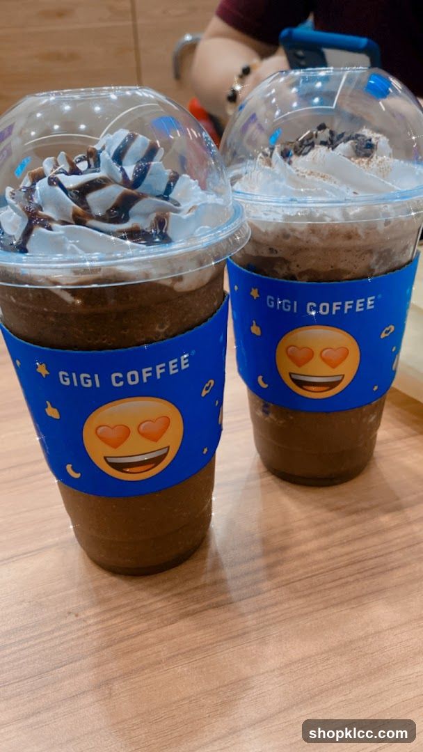 Two Iced Coffee Drinks
