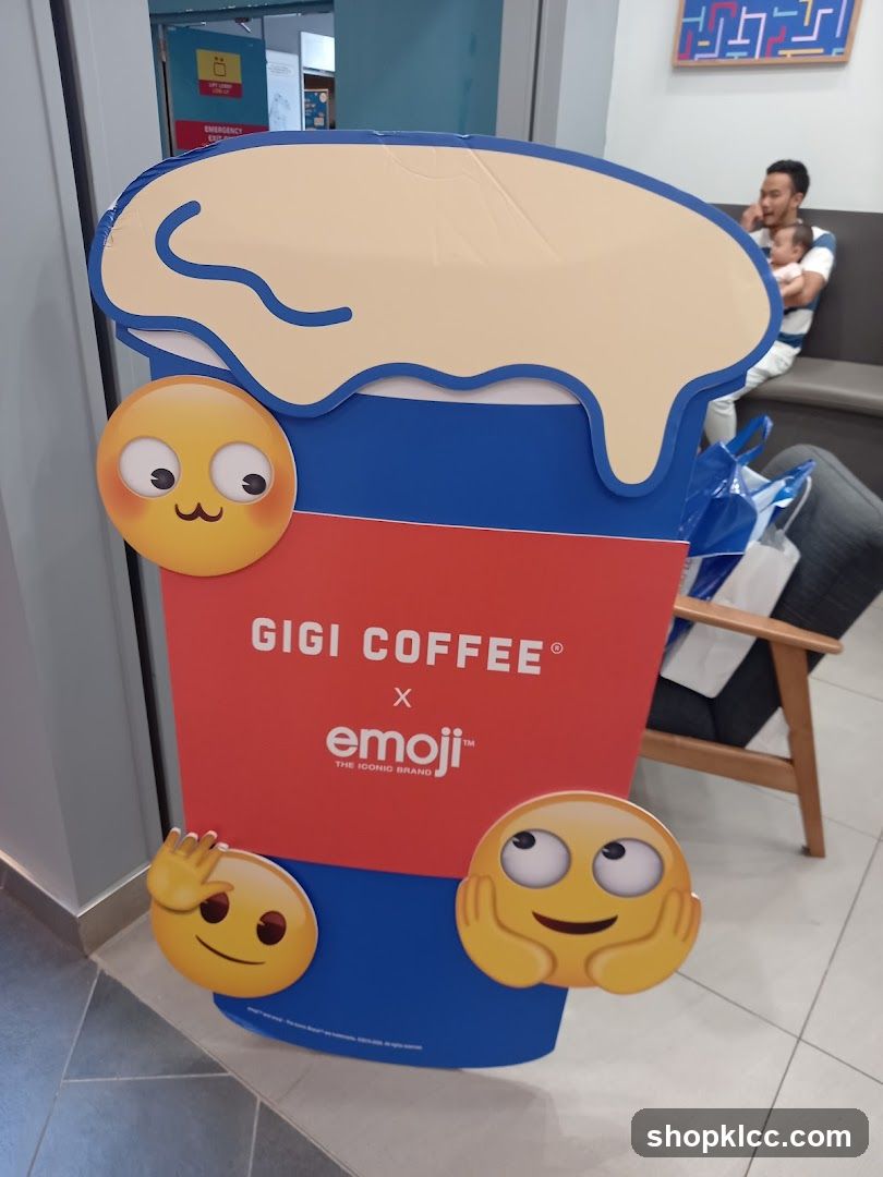Gigi Coffee x Emoji Standee