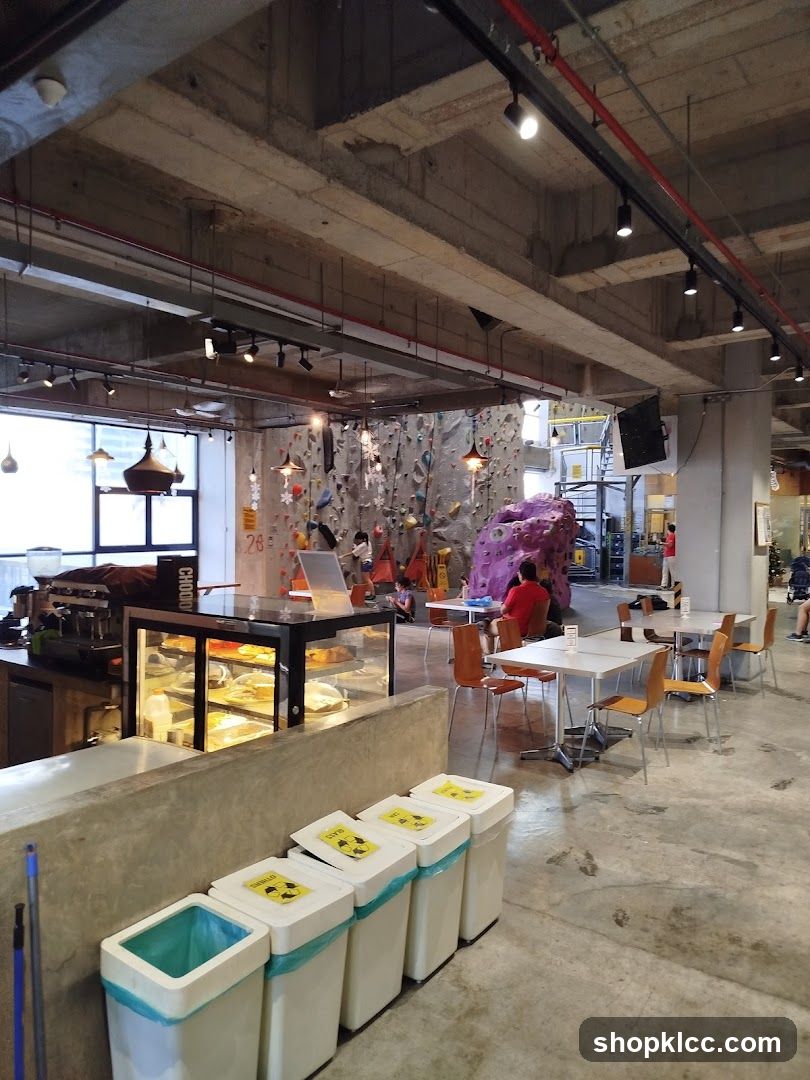 Indoor Climbing Gym Cafe