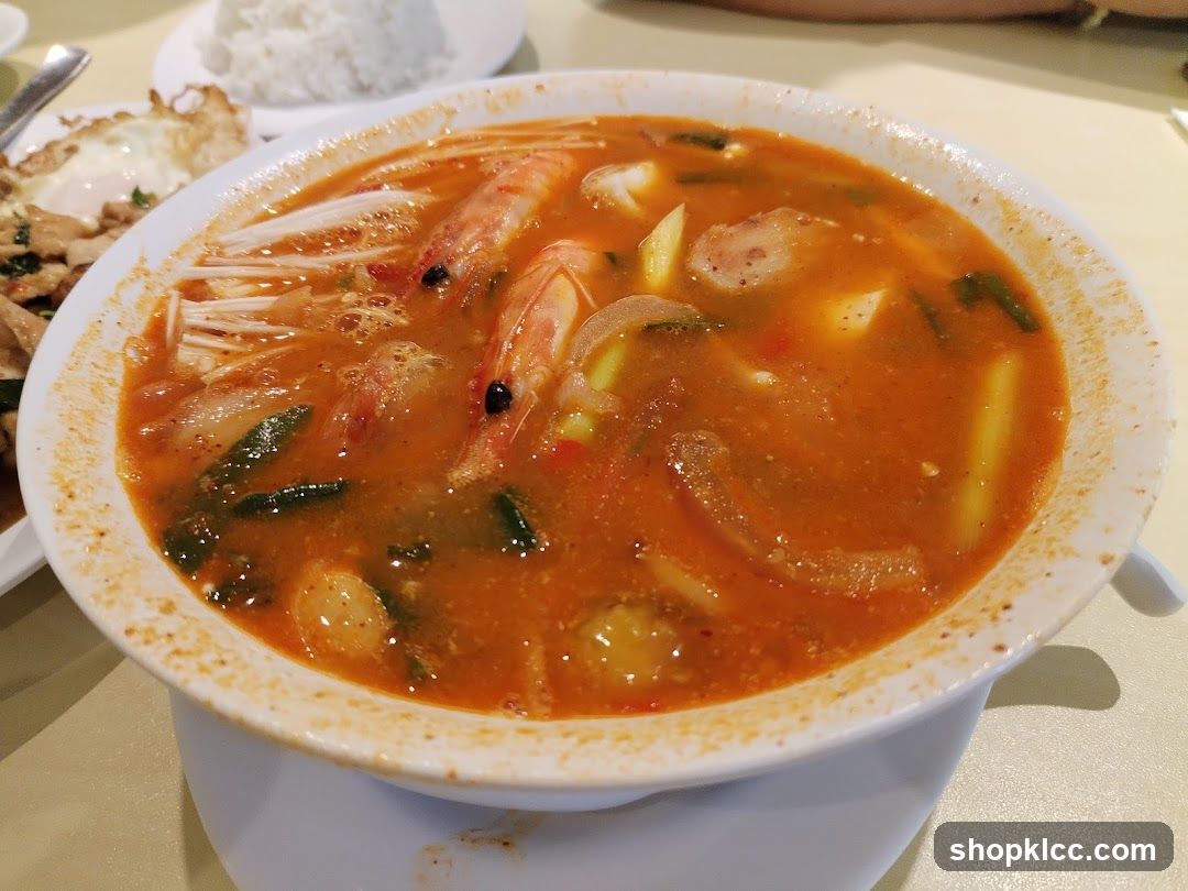 Tom Yum Soup with Shrimp