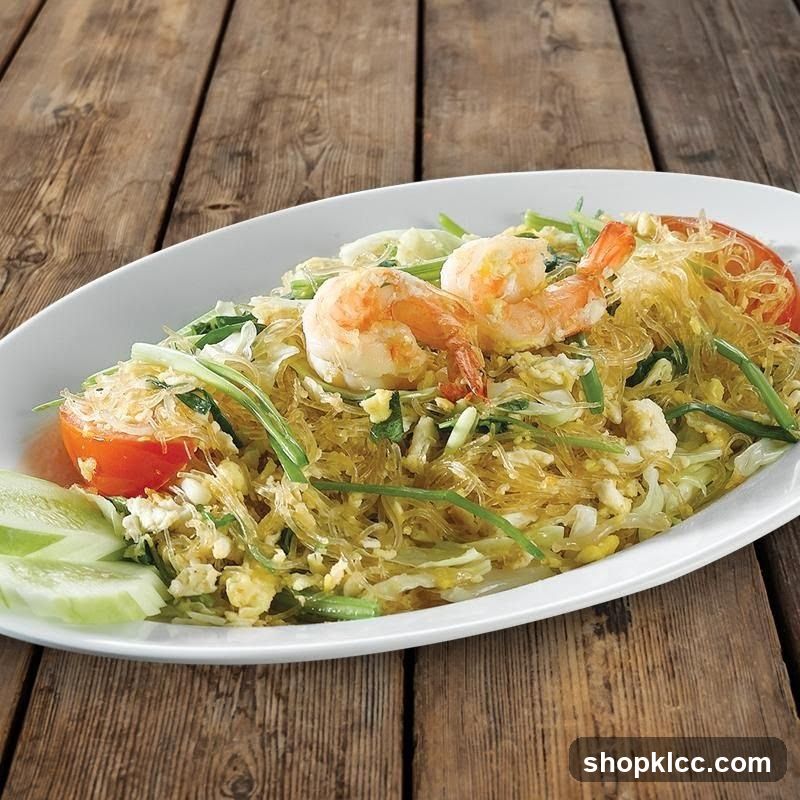 Shrimp and Glass Noodle Stir-fry