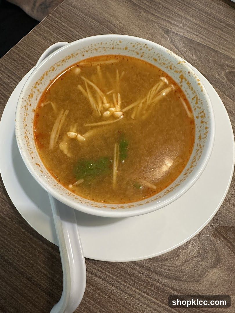 Bowl of Tom Yum Soup
