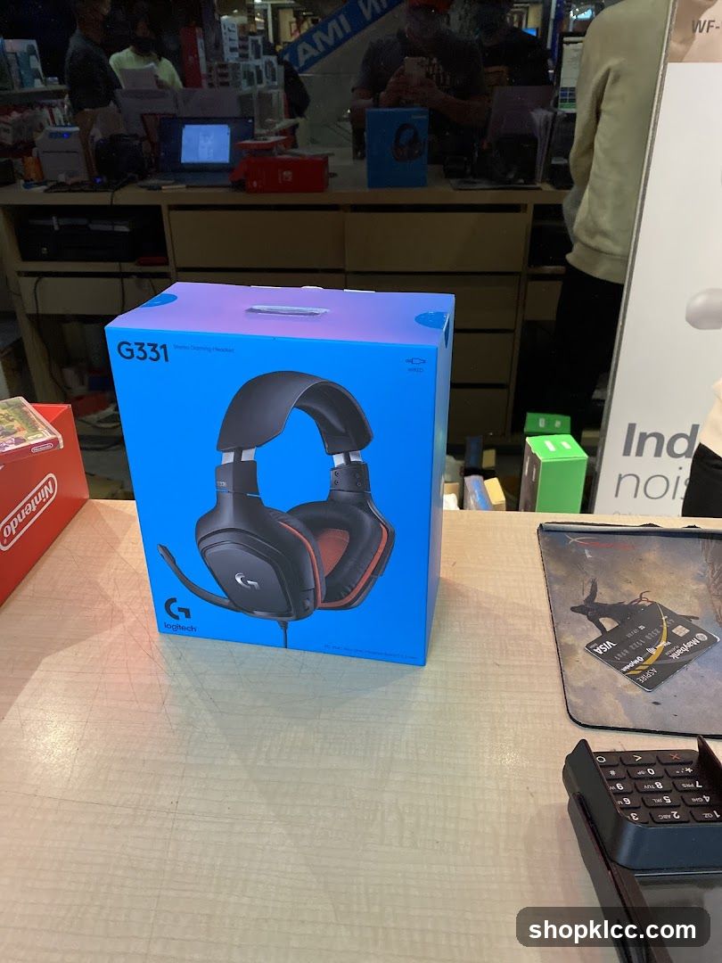 Logitech G331 Gaming Headset Box