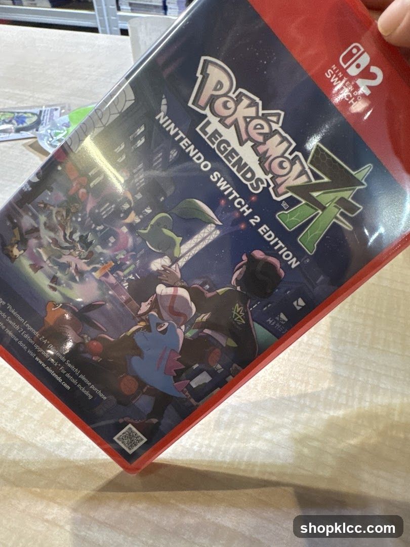 Pokemon Legends: Z-A Nintendo Switch 2 Edition Game Case