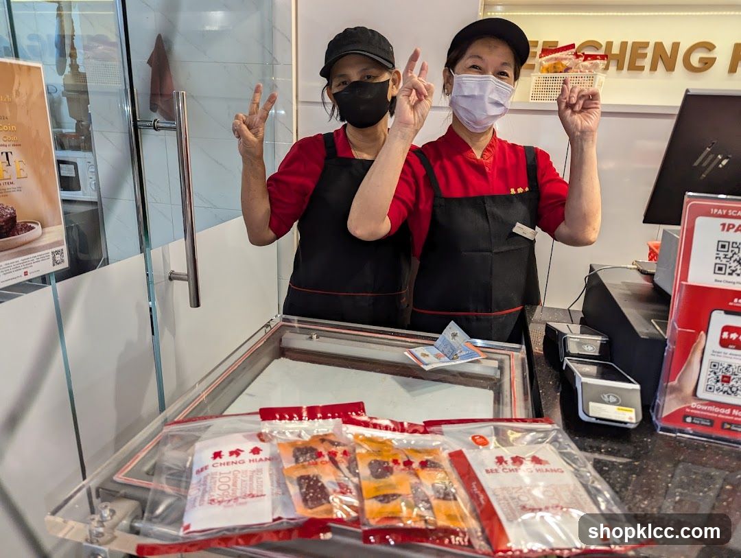 Two women working at a counter