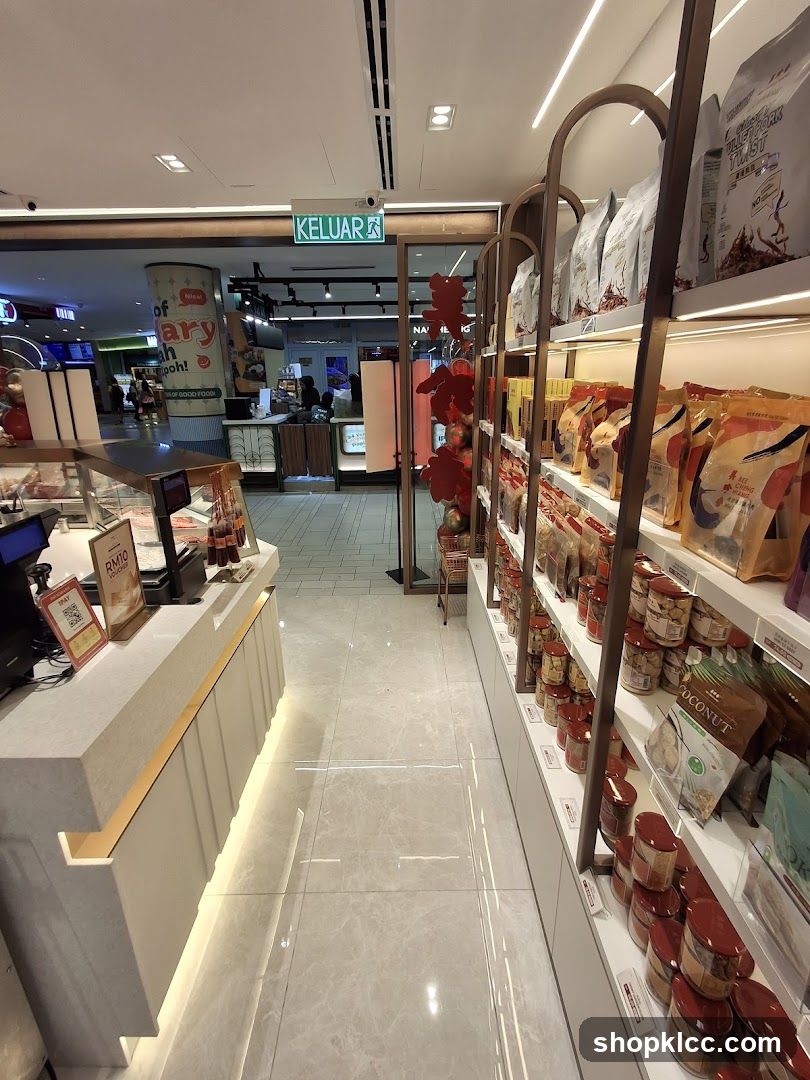 Store Interior with Packaged Goods