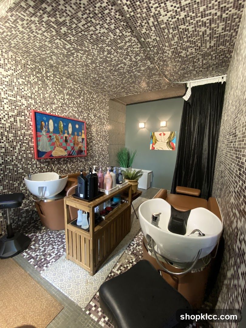 Hair Salon Washing Station
