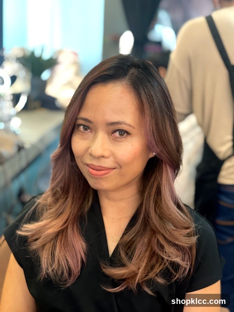 Woman with styled hair