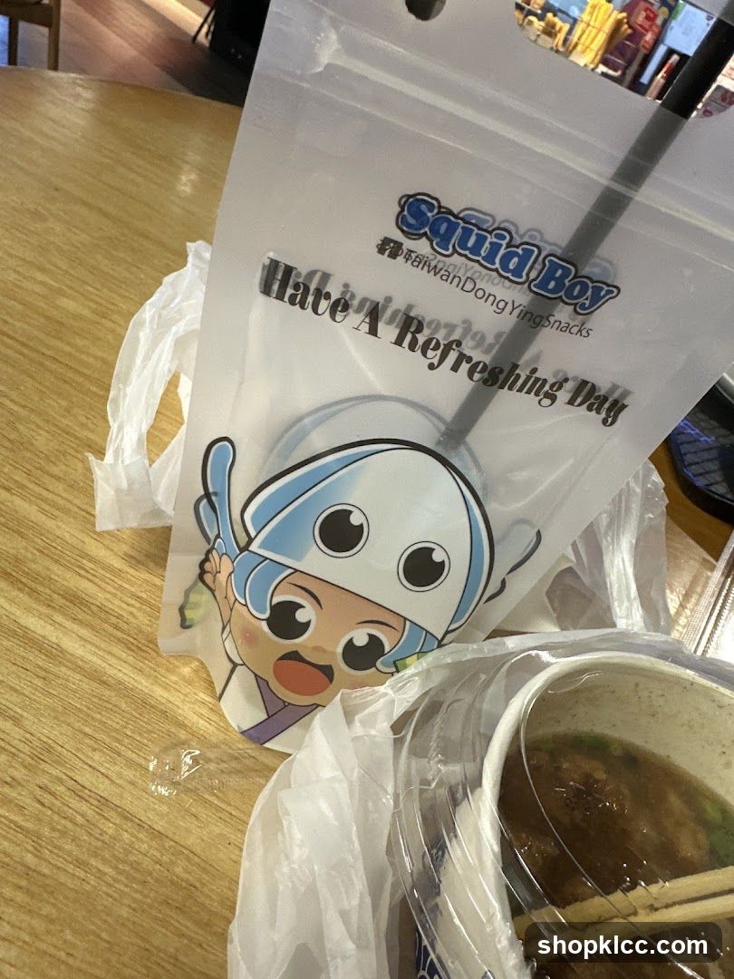 Squid Boy Drink Pouch
