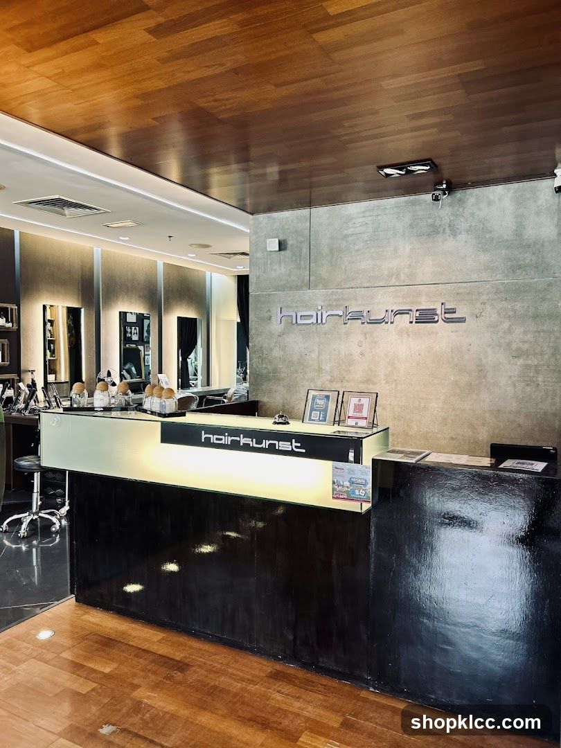 Hair Salon Reception Area