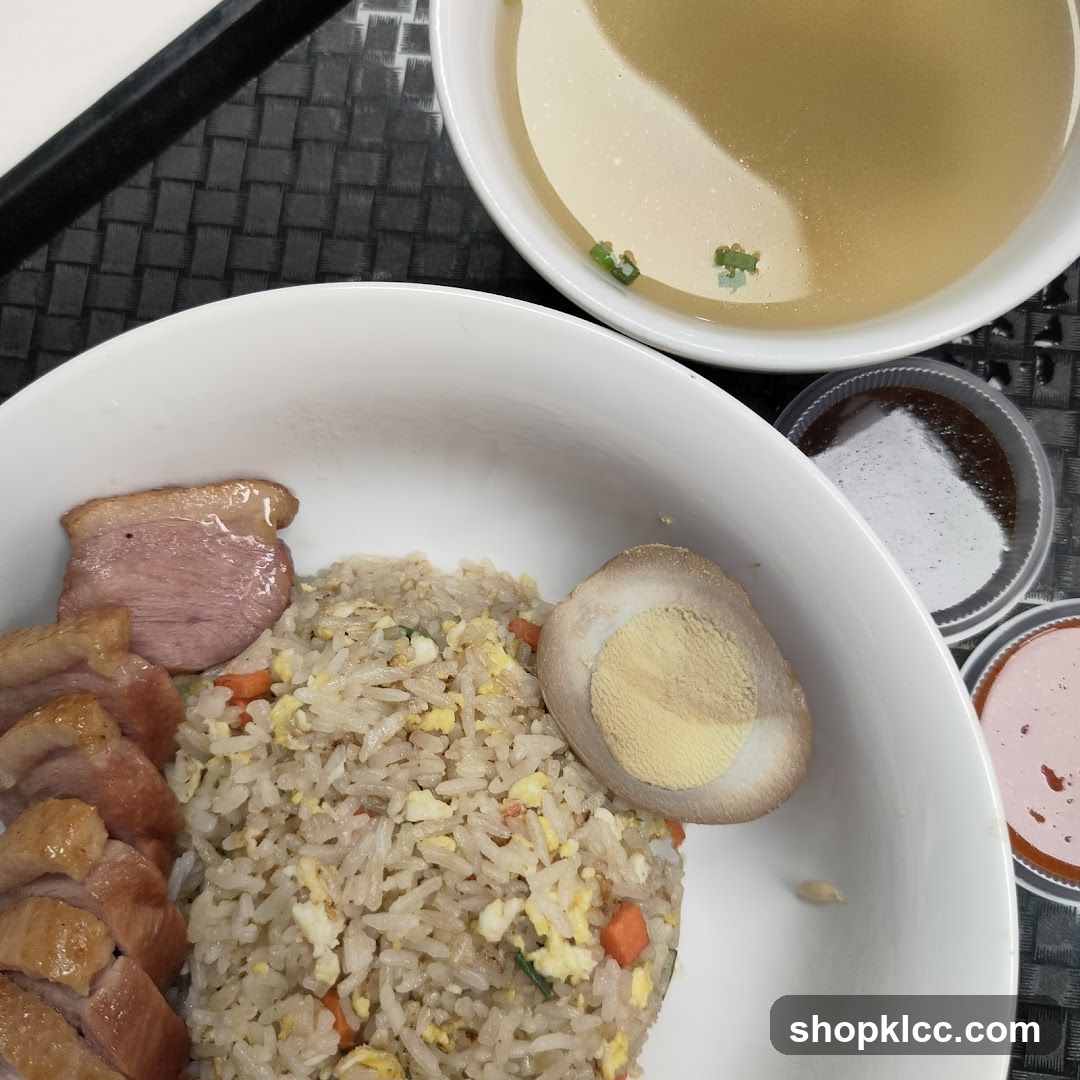 Duck Fried Rice with Soup