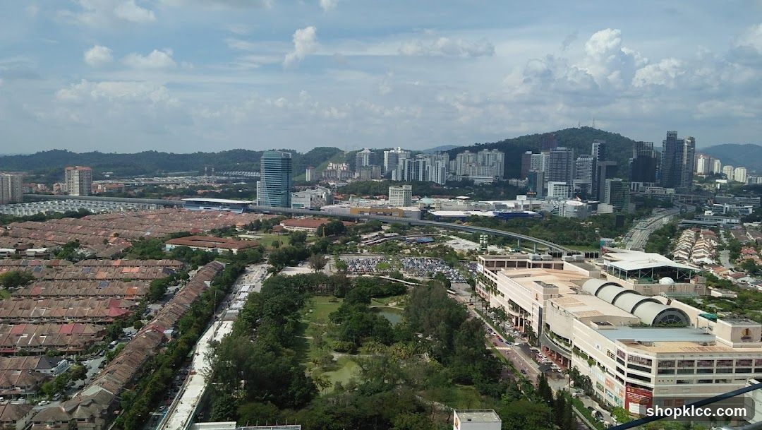 Cityscape with Residential and Commercial Areas