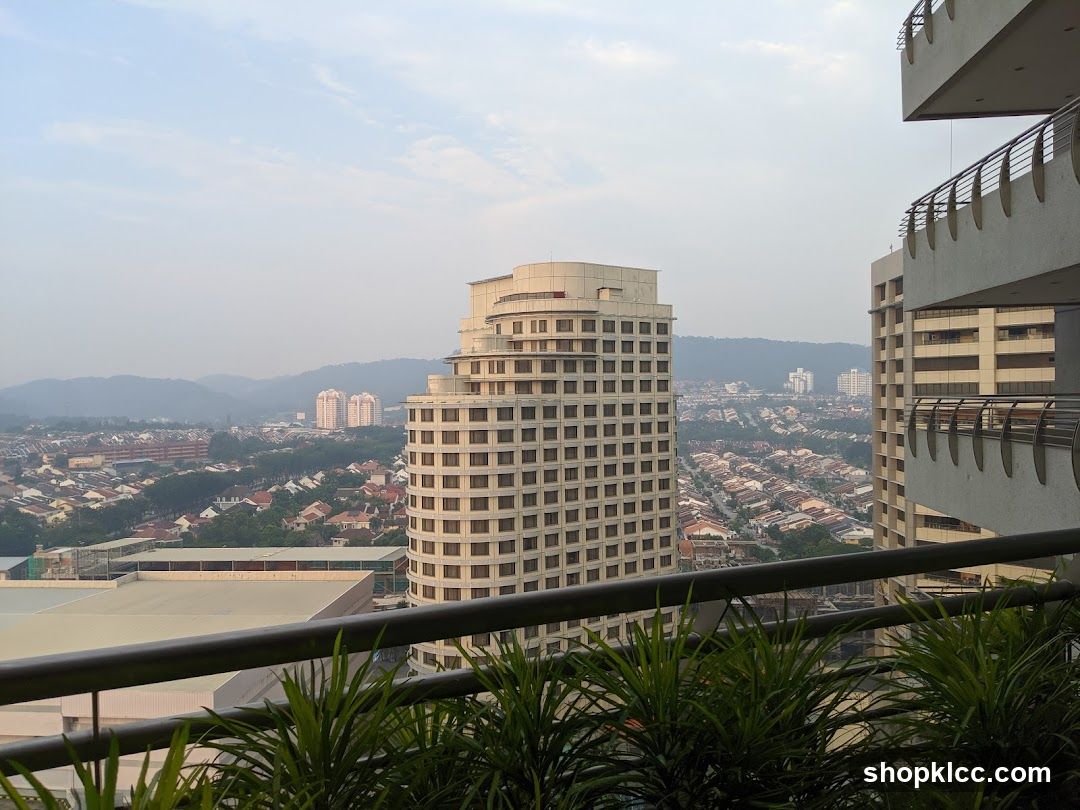 Cityscape View from Balcony