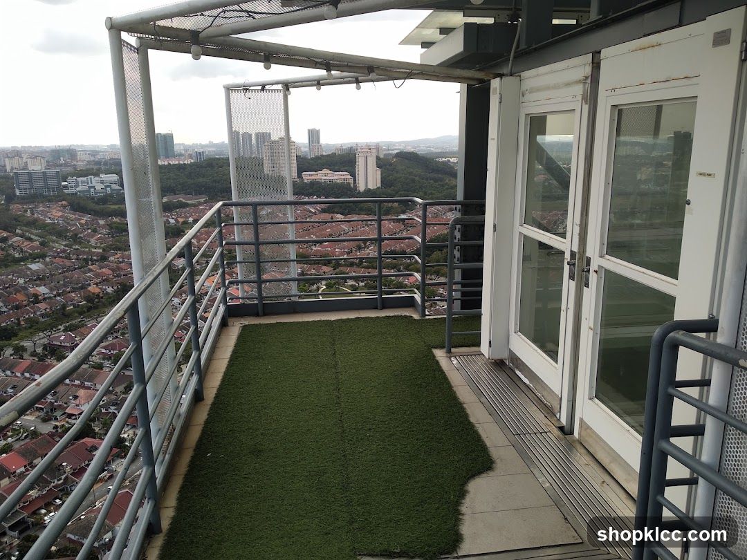 High-rise balcony view