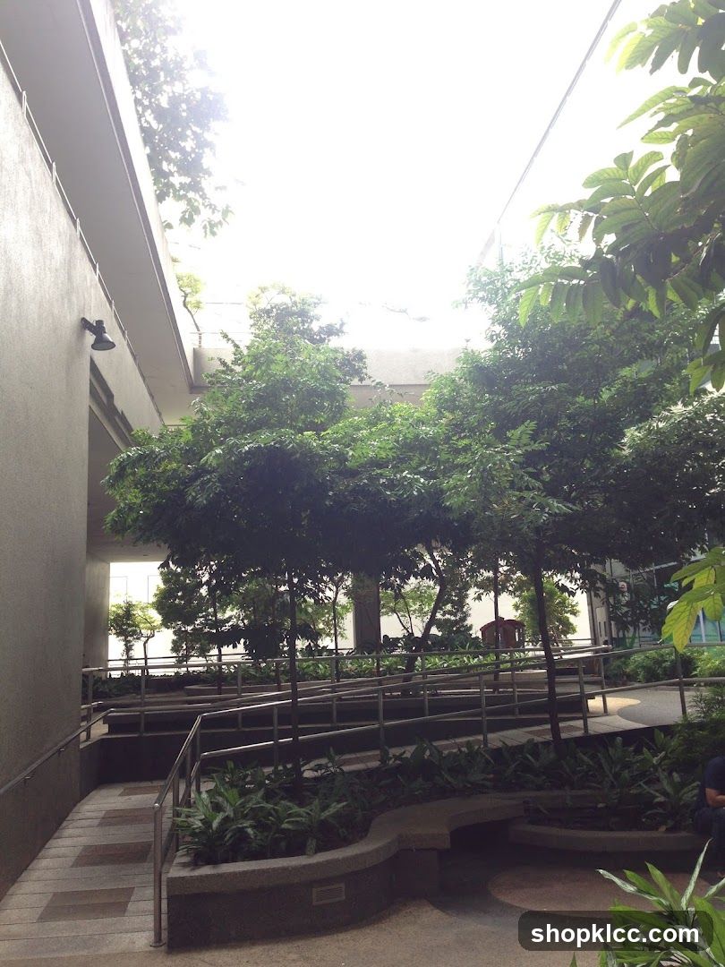 Courtyard Garden Scene
