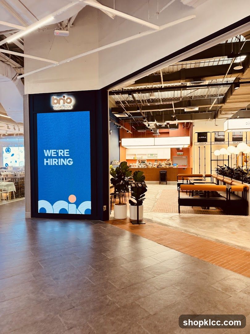 Brio Hiring Signage