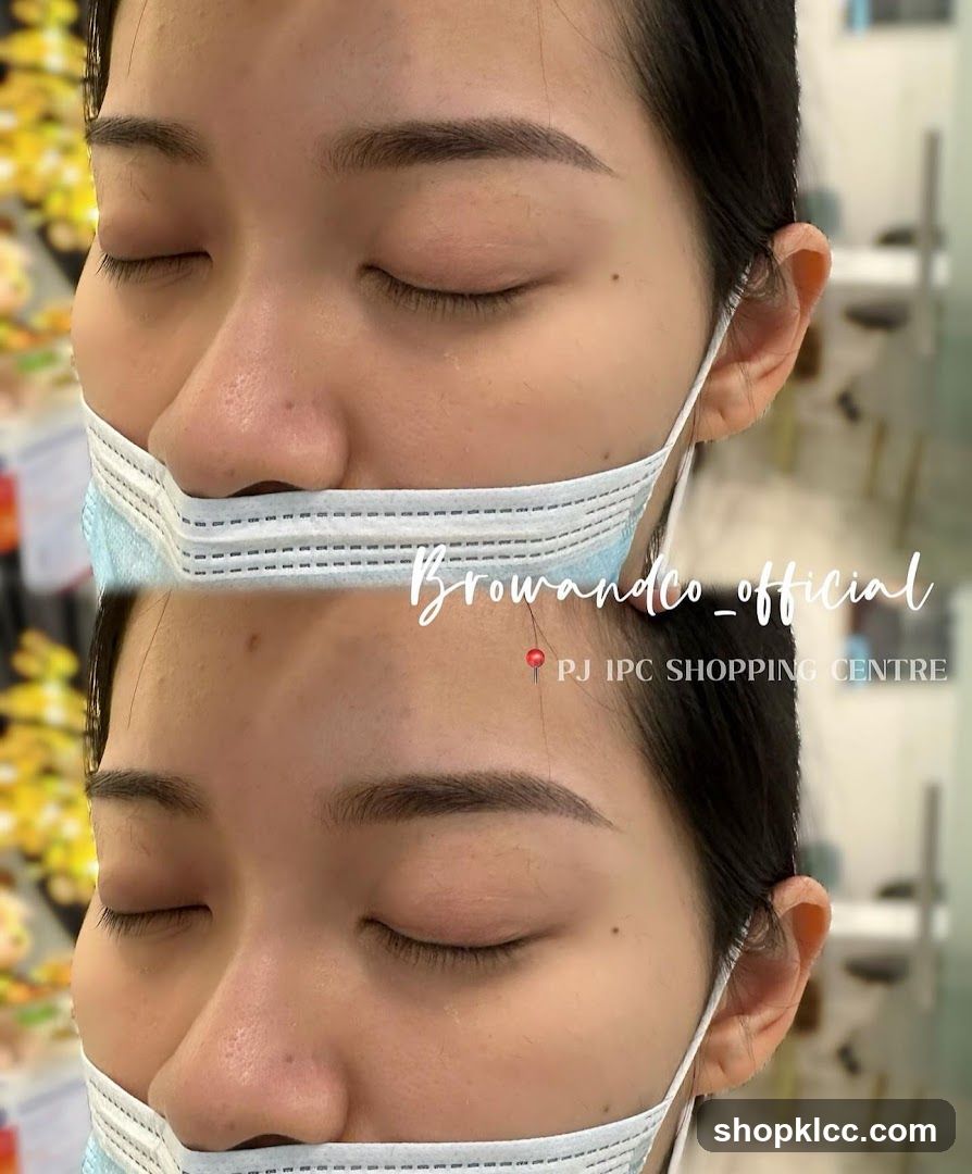 Browandco Official Brow Lamination Before and After