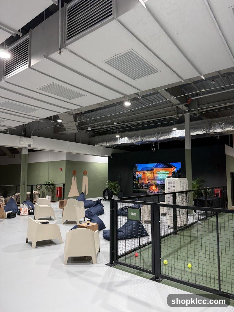 Indoor Lounge and Sports Area