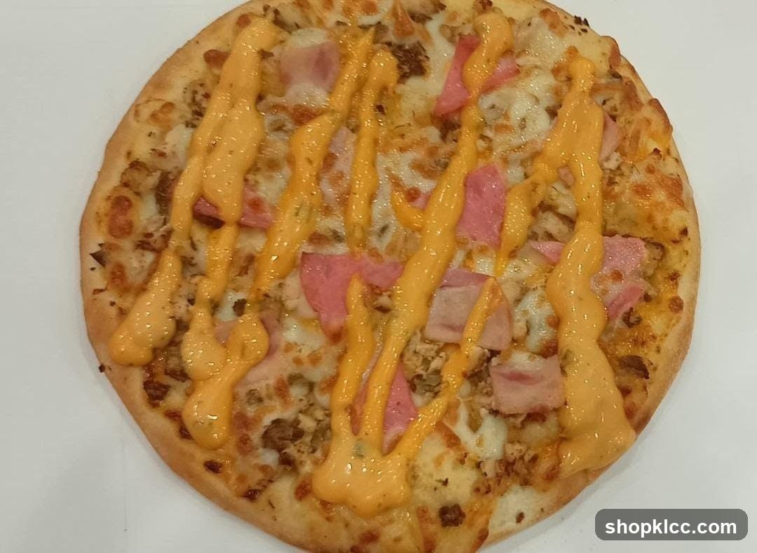 Pizza with Ham and Cheese