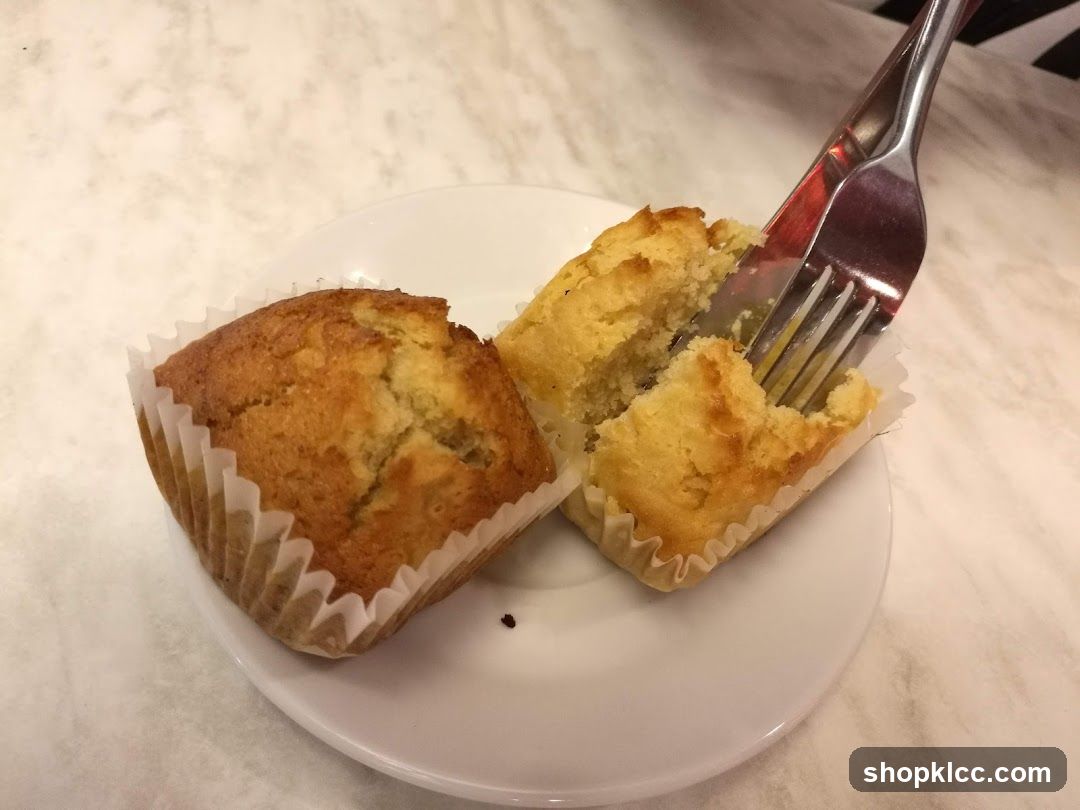 Muffins on a Plate