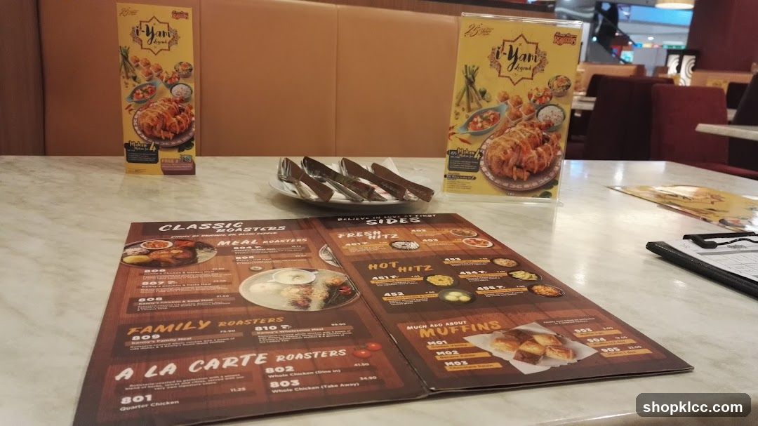 i-Yam Legend Menu