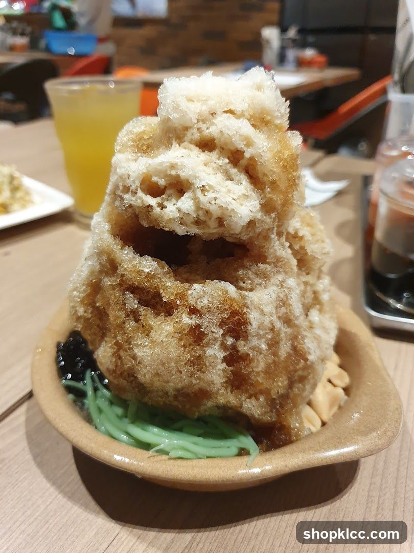 Dessert with Shaved Ice