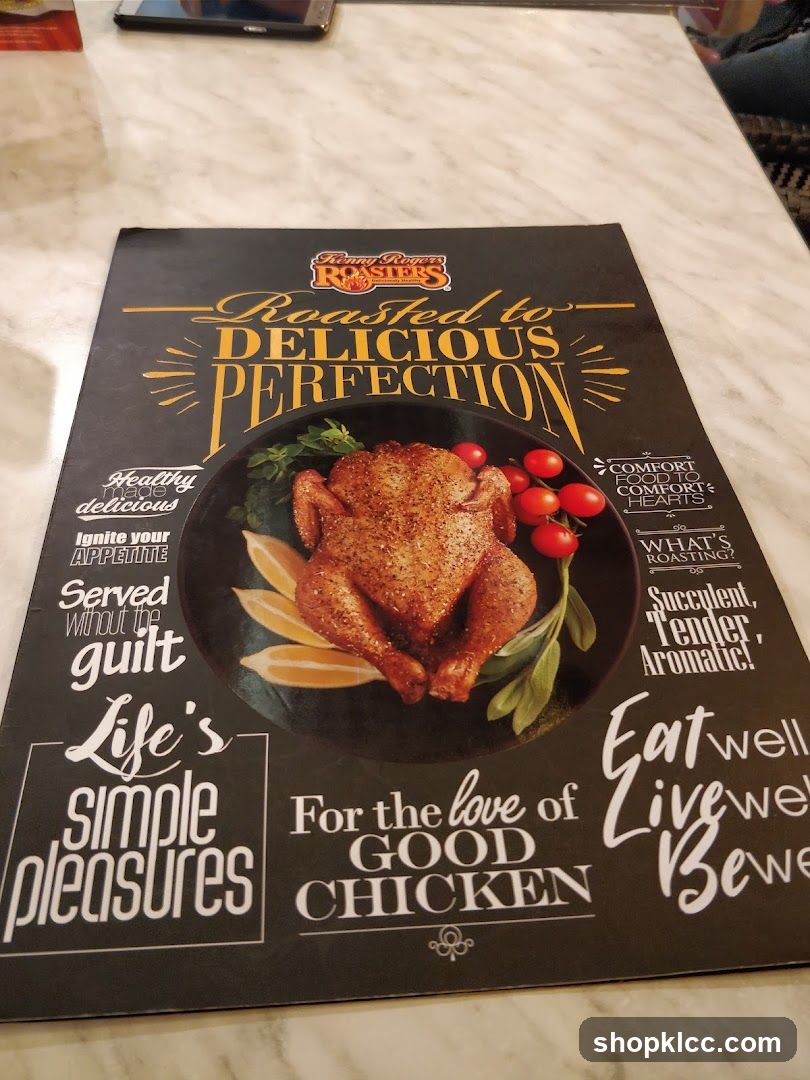 Kenny Rogers Roasters Menu