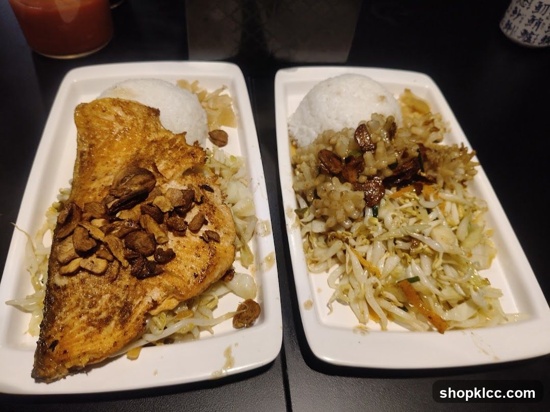 Two Plates of Food