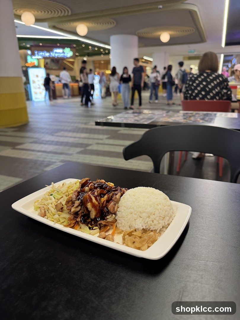 Food Platter in a Mall