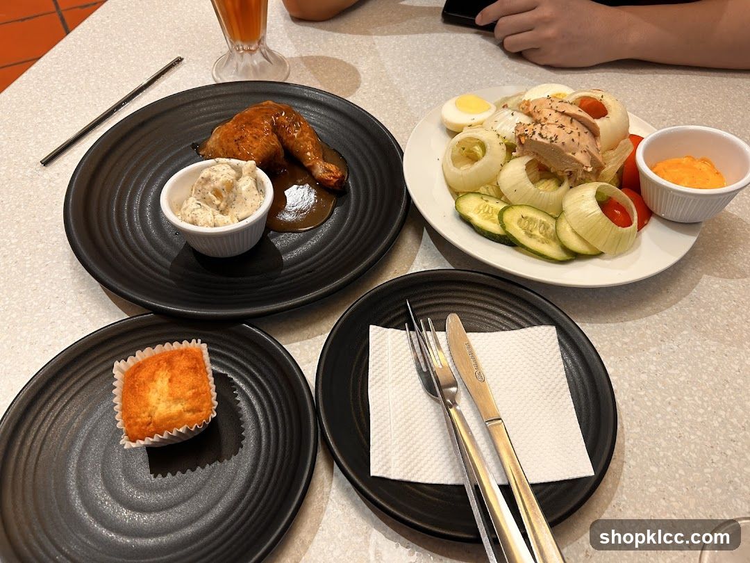 Chicken and Salad Meal