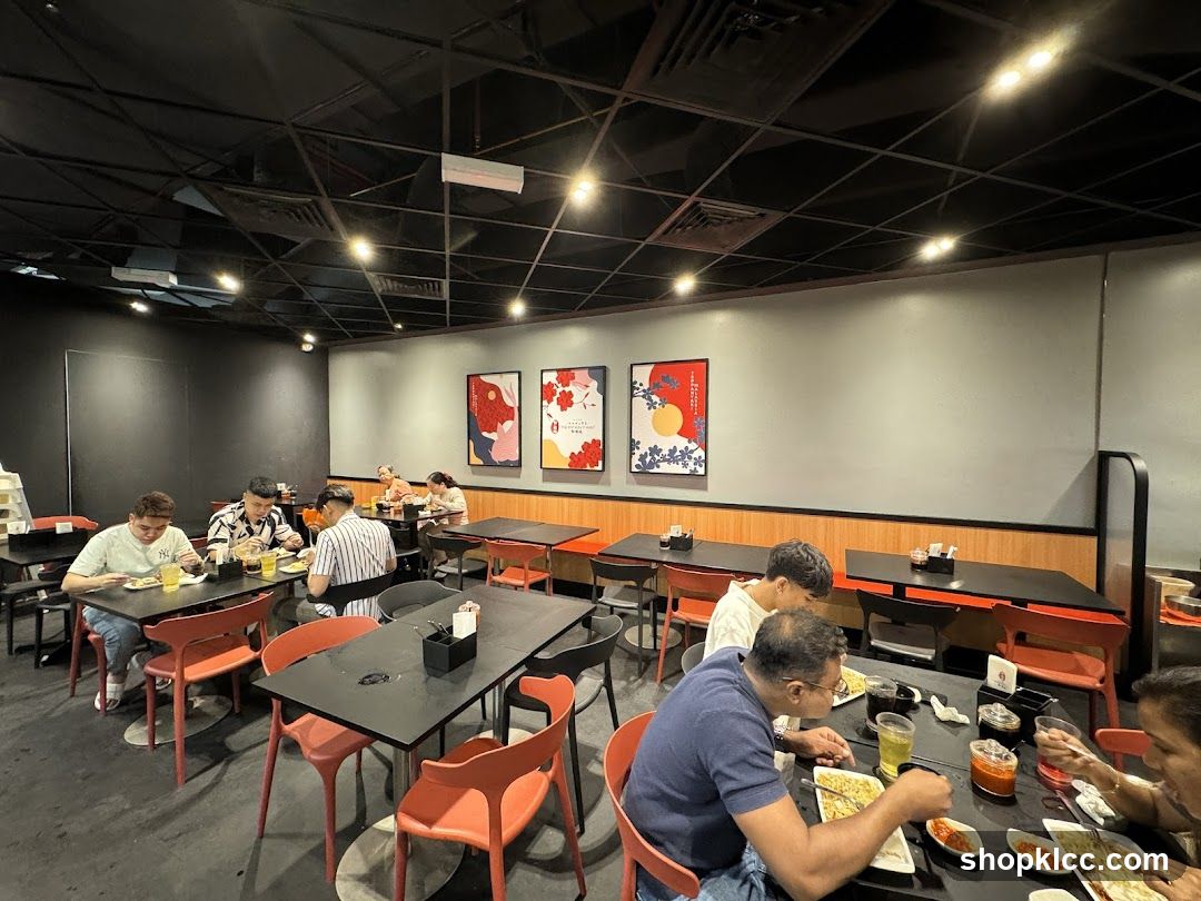 Restaurant Interior with Diners