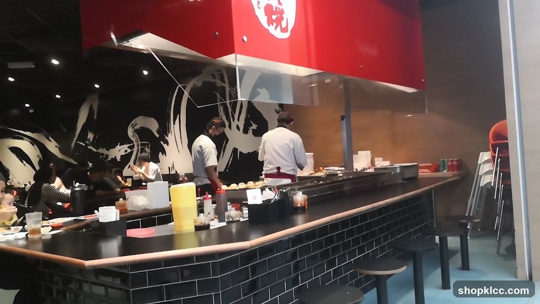 Restaurant Interior with Open Kitchen