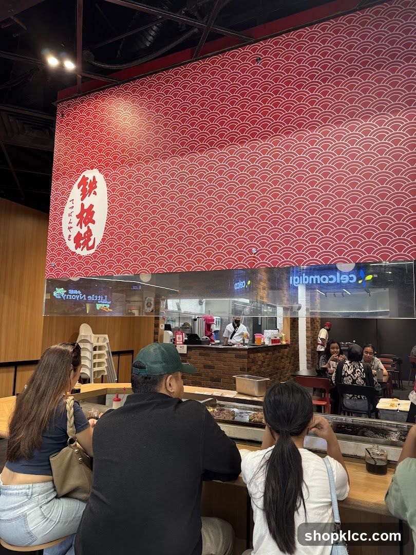 Diners at a Japanese Restaurant