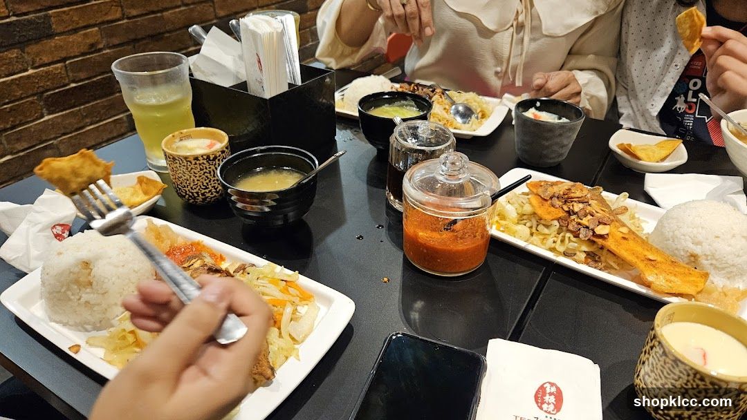 Diners Enjoying a Meal