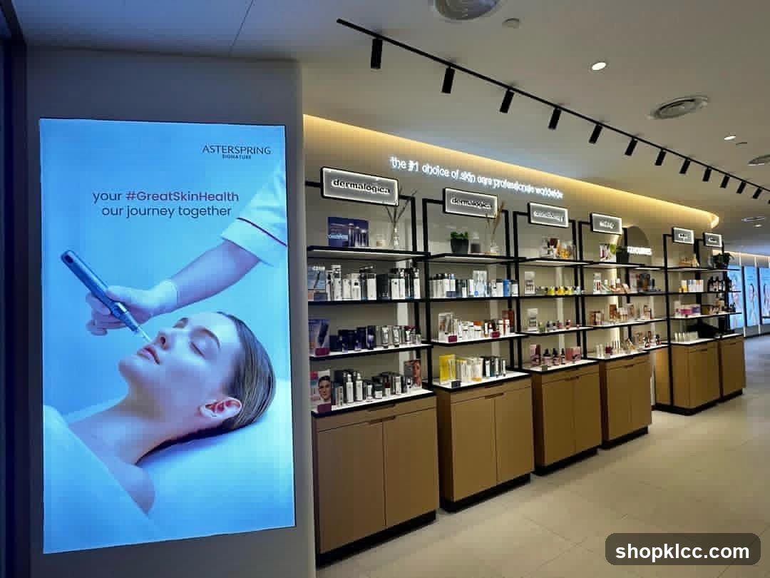 Skincare Products Display