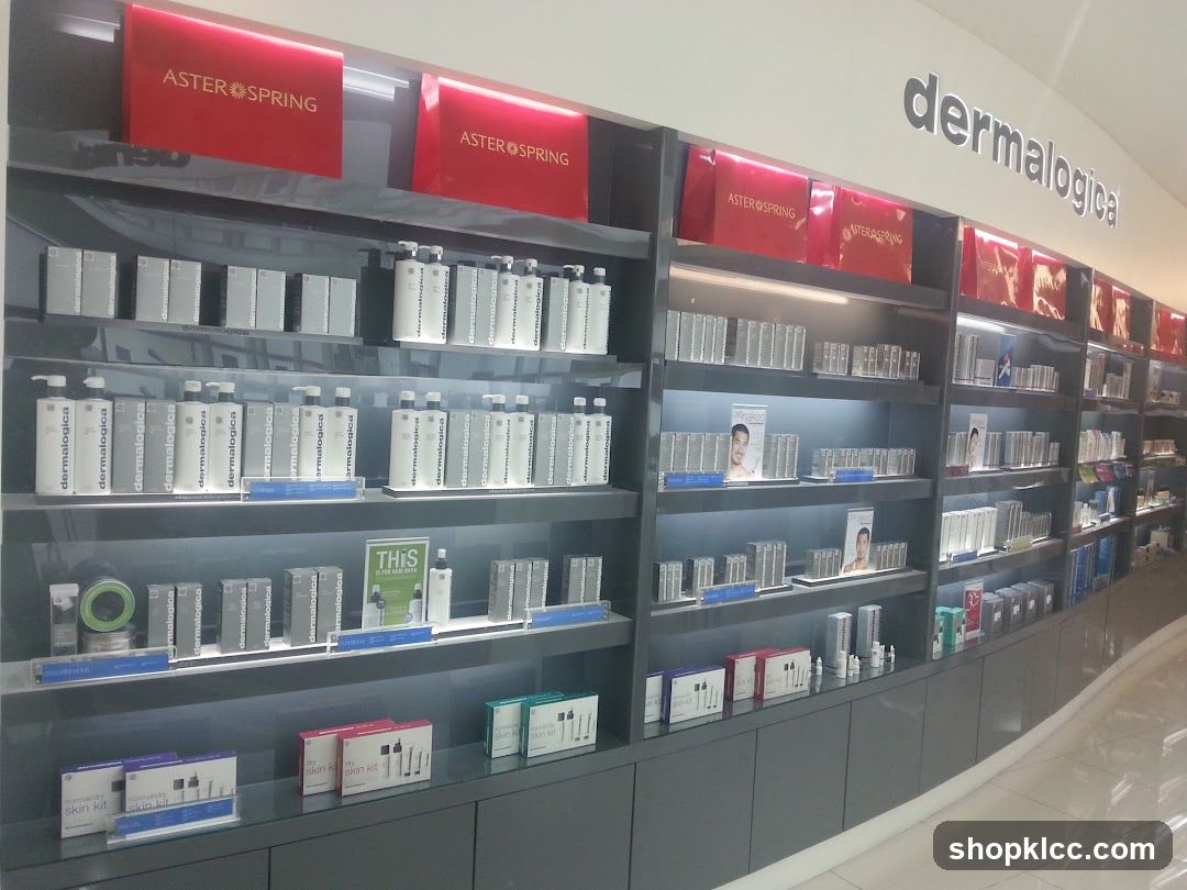 Skincare Products Display