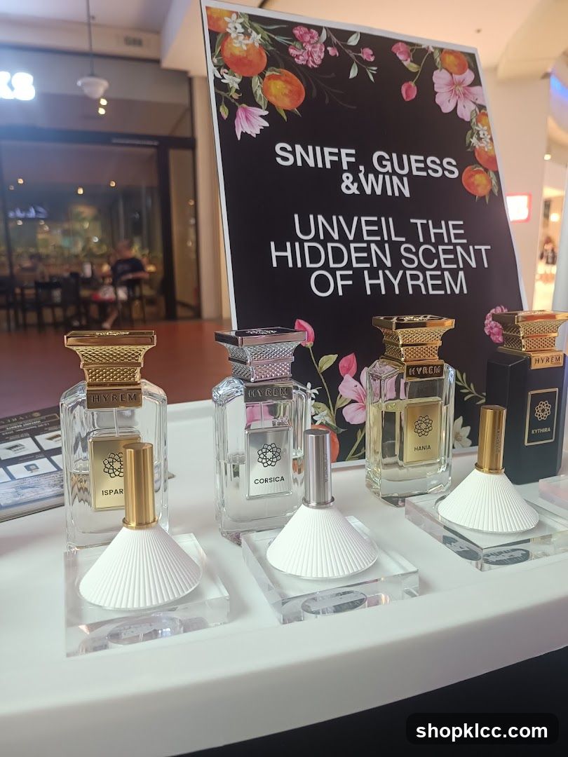 Hyrem Perfume Display