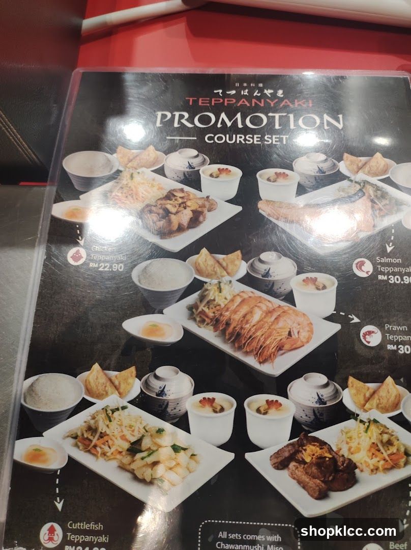 TEPPANYAKI PROMOTION COURSE SET