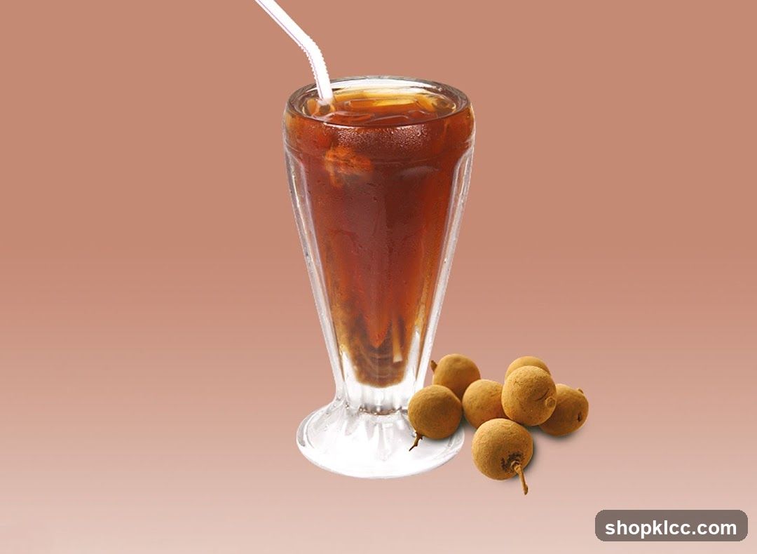 Iced Tea with Longans