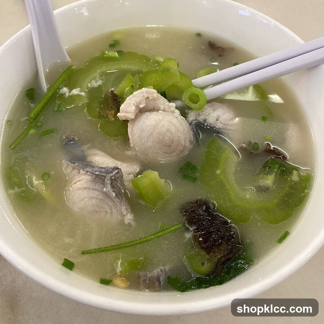 Fish Soup with Bitter Gourd