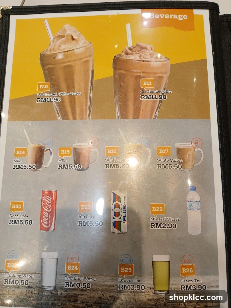 Beverage Menu
