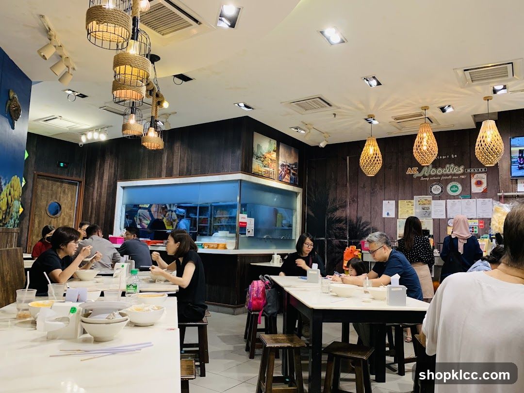 AK Noodles House Interior