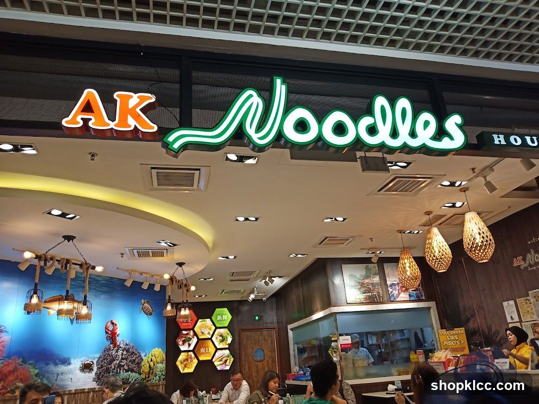 AK Noodles Restaurant Interior