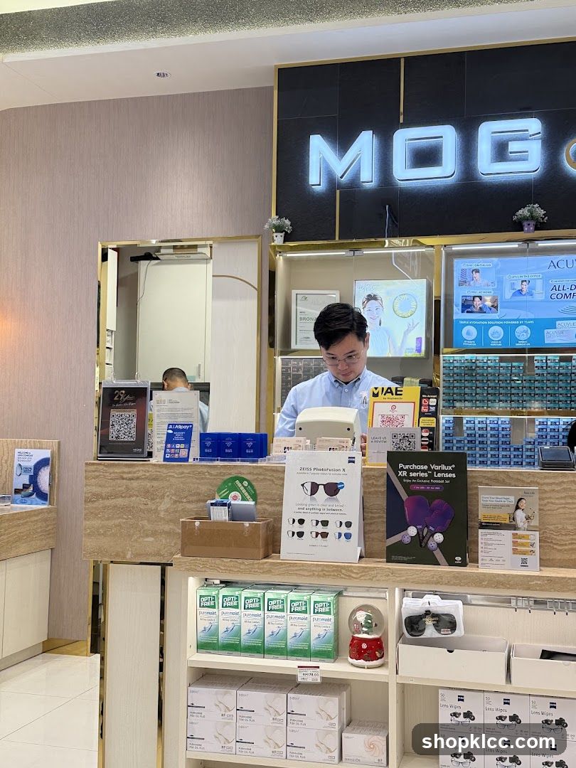 Optometry Store Counter