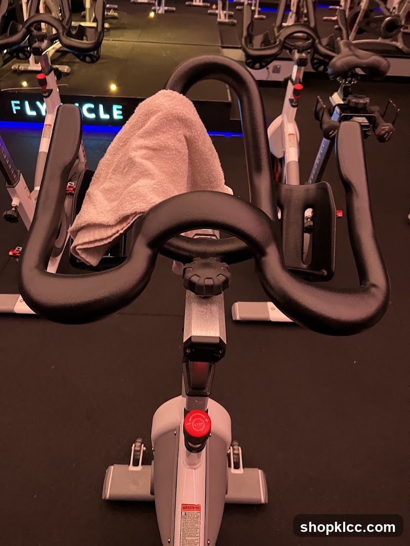 Spin Bike with Towel