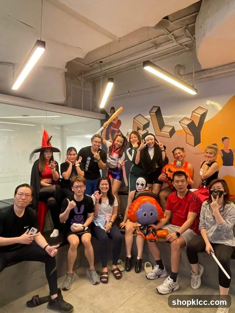 Group in Halloween Costumes