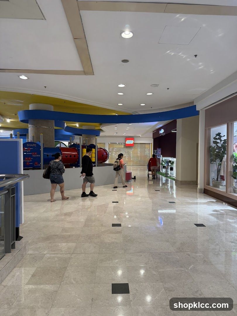 Indoor mall with LEGO store