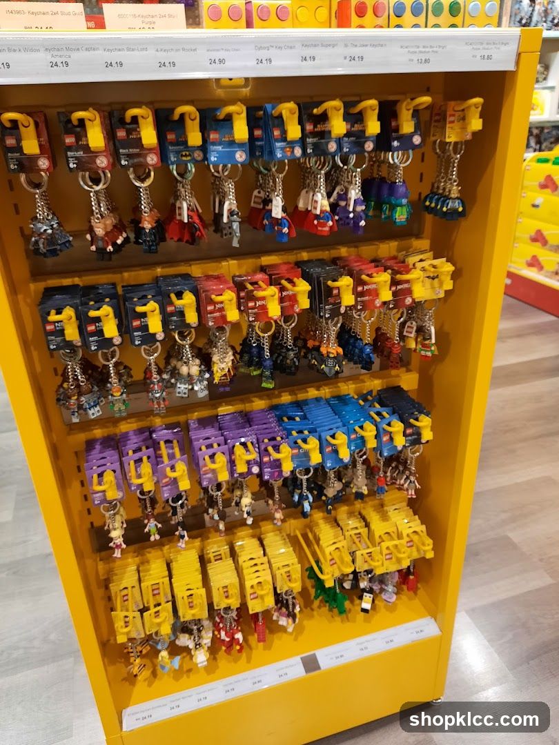 LEGO Keychains Display